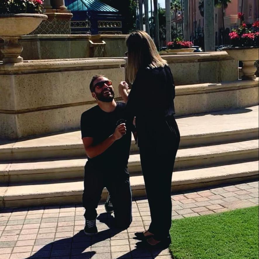 He proposed at Mizner Park on 10/28/2018!