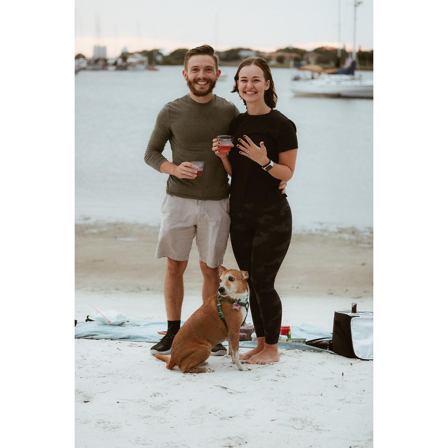 Penny was also excited about her humans making it official!