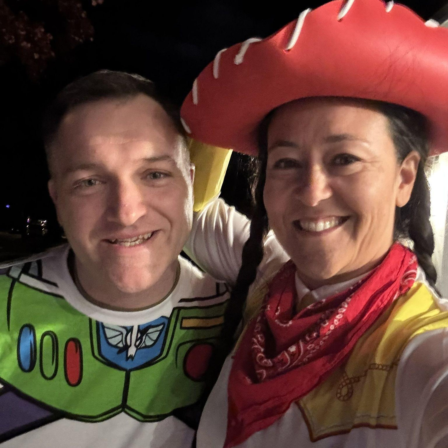 Buzz Lightyear and Jessie for Halloween
