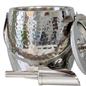 3-QT Insulated Ice Bucket, Silver