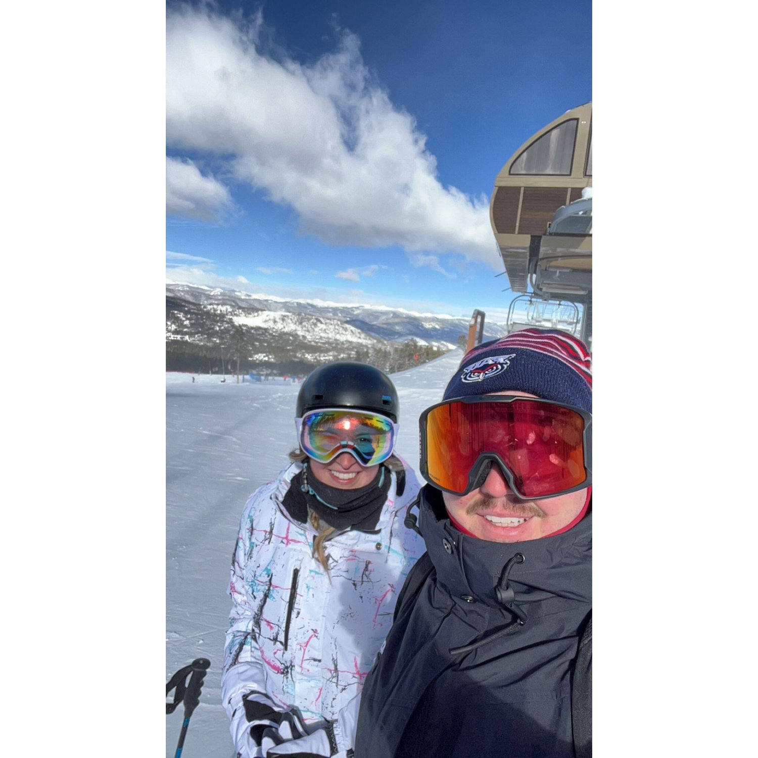 We love our ski trips together!