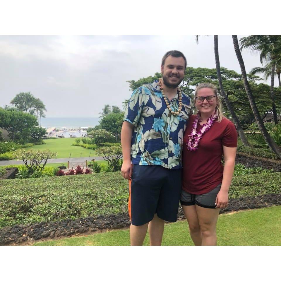Our first big vacation together, Hawaii for Meredith and Heath's wedding