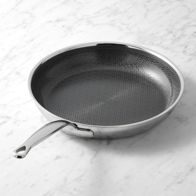 GreenPan Premiere Max Stainless-Steel Ceramic Nonstick Hybrid Fry Pan, 12"