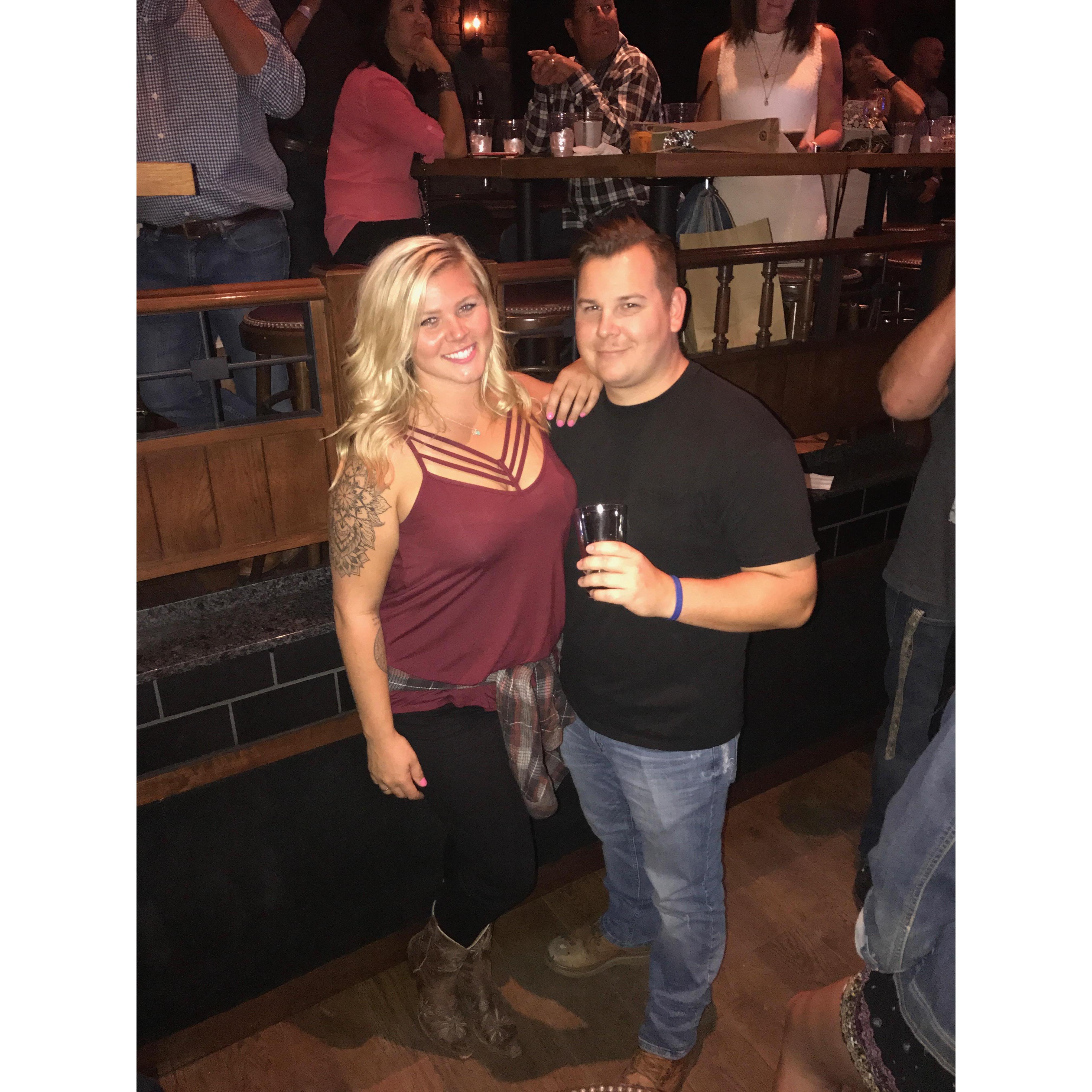 September 2017 - "Dancing" at a Country Bar