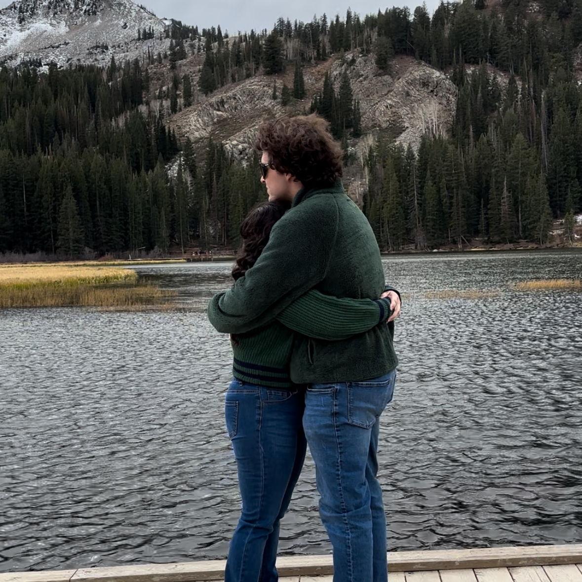 We got engaged.