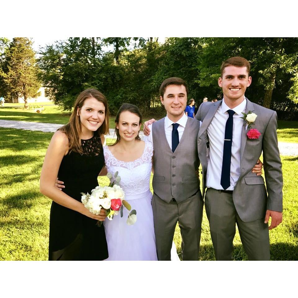 Celebrating Eric and Brittany Collson's wedding last June! Our turn is soon! :)