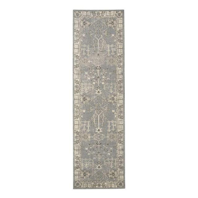Reeva Handwoven Rug, 2.5 x 9', Chambray Multi