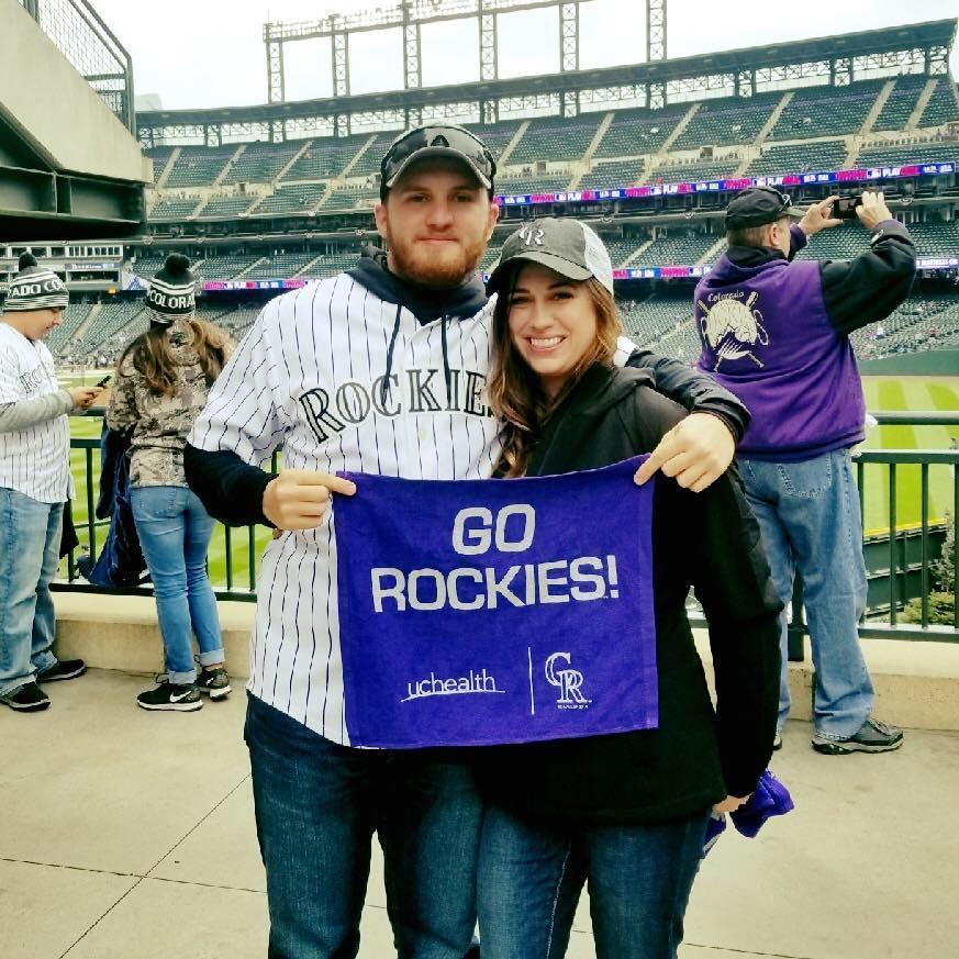 Our typical weekend spent watching our favorite baseball team! Go Rockies!