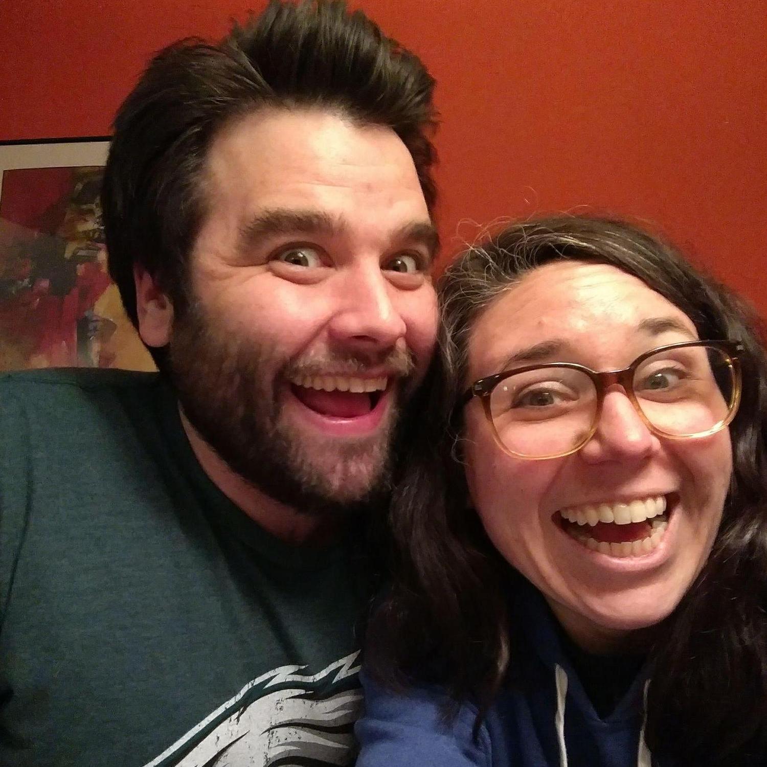 First New Year's Eve together – the *crazy eyes* were strong that year.