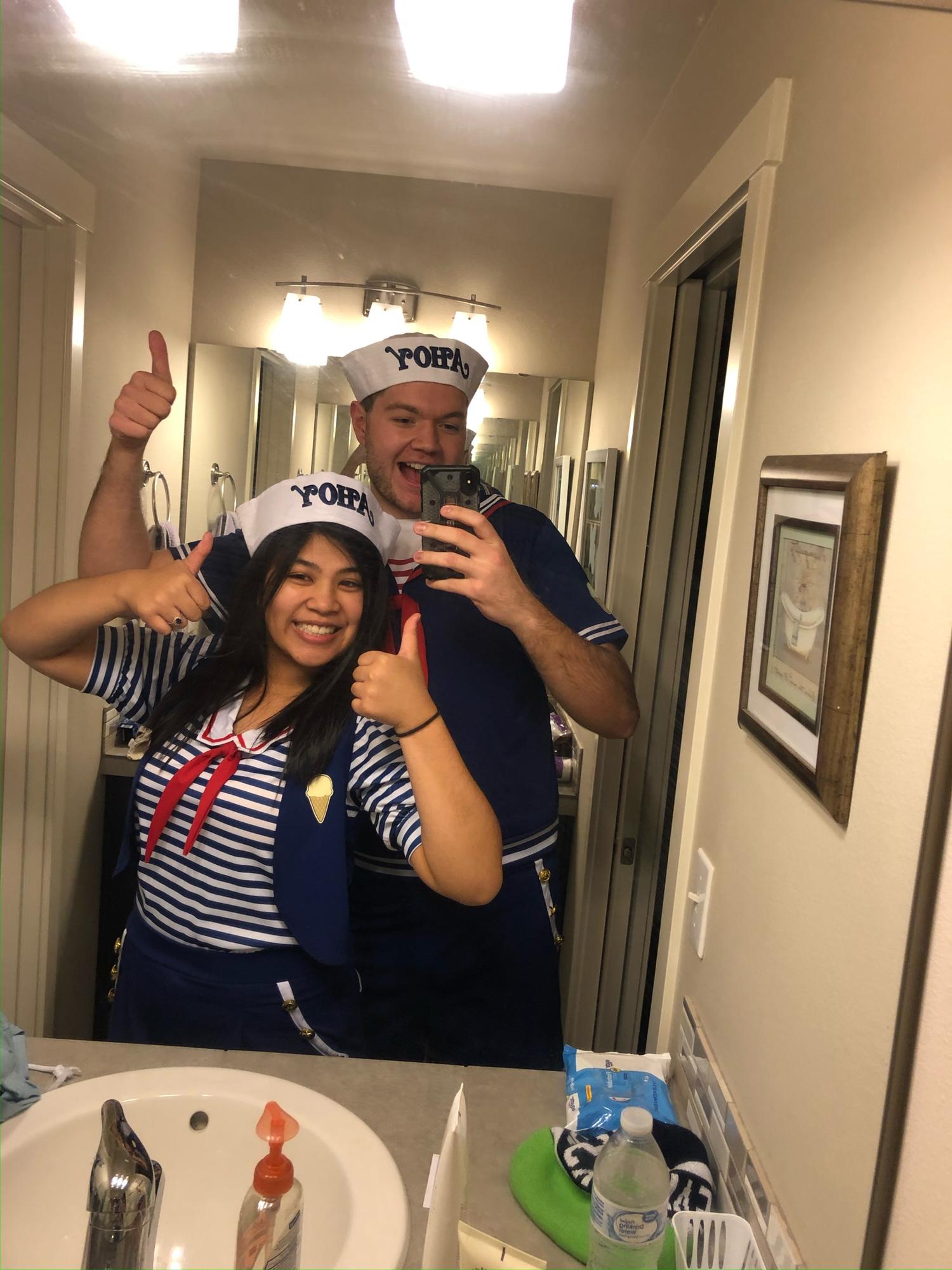 October 31st, 2019
For Halloween 2019, we dressed up as Steve and Robin from Stranger Things (Adam copied Jayda btw)!