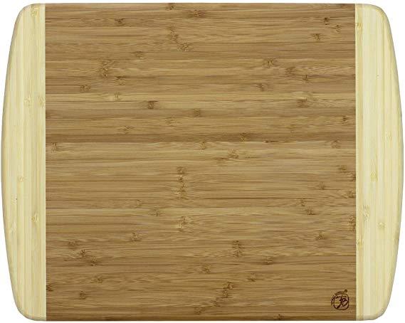 Totally Bamboo 20-1200 Kauai Bamboo Serving & Cutting Board, 14" x 11.5", Kauai-14 x 11 1/2"