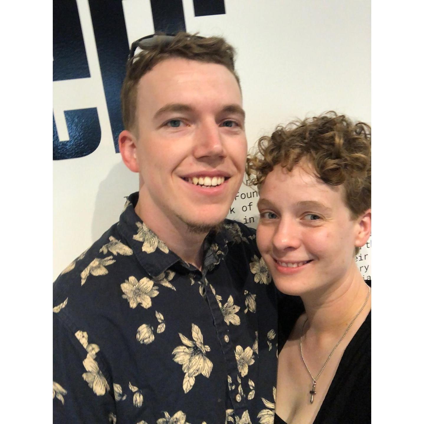 Our date to the Austin Art Museum