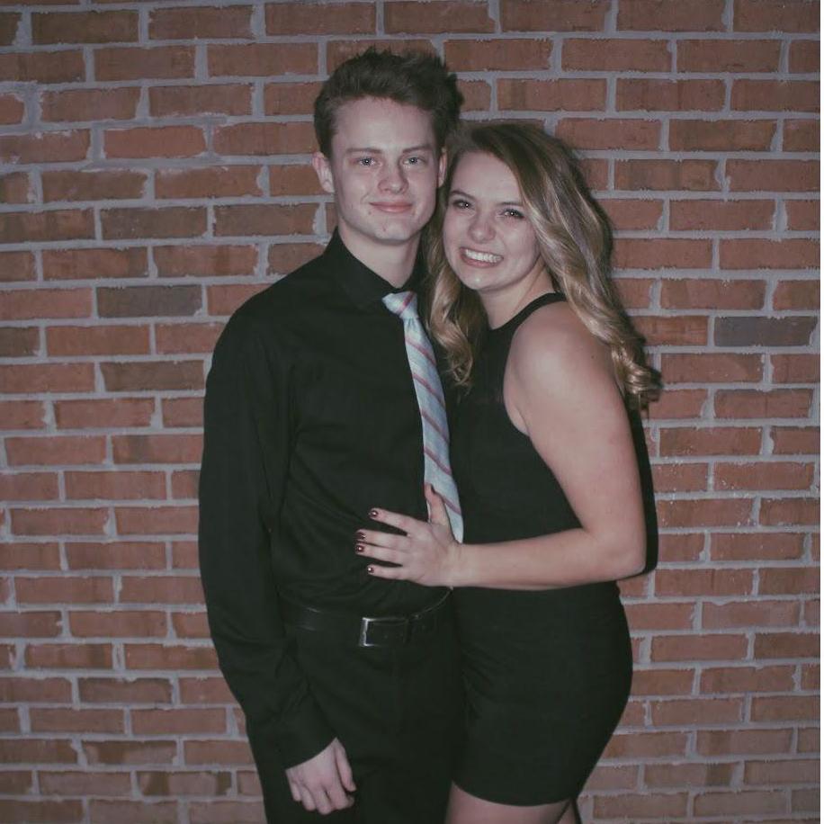 Our first high school dance together!