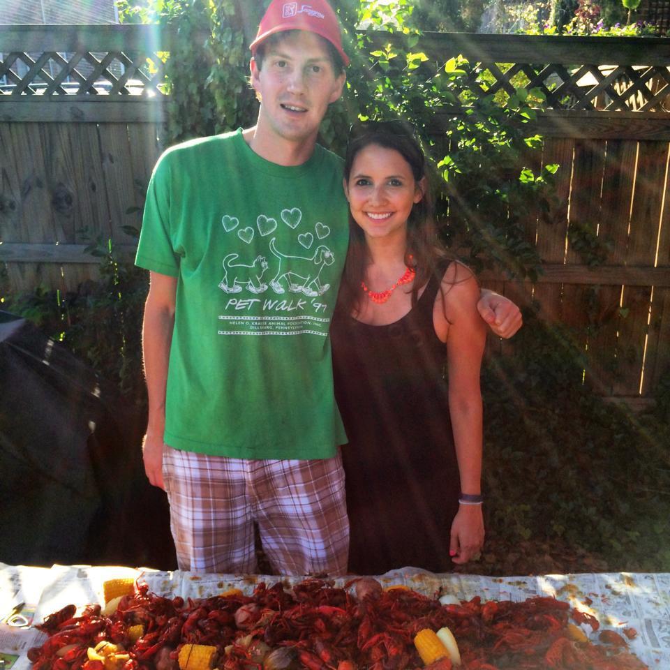 Our Annual Crawfish Boil in Richmond.