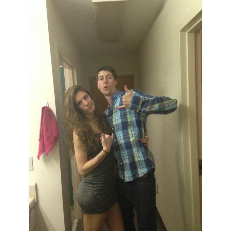 We loved taking fun photos prior to going out on weekends in college!