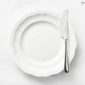 Pillivuyt Queen Anne Porcelain Bread & Butter Plates, Set of 4