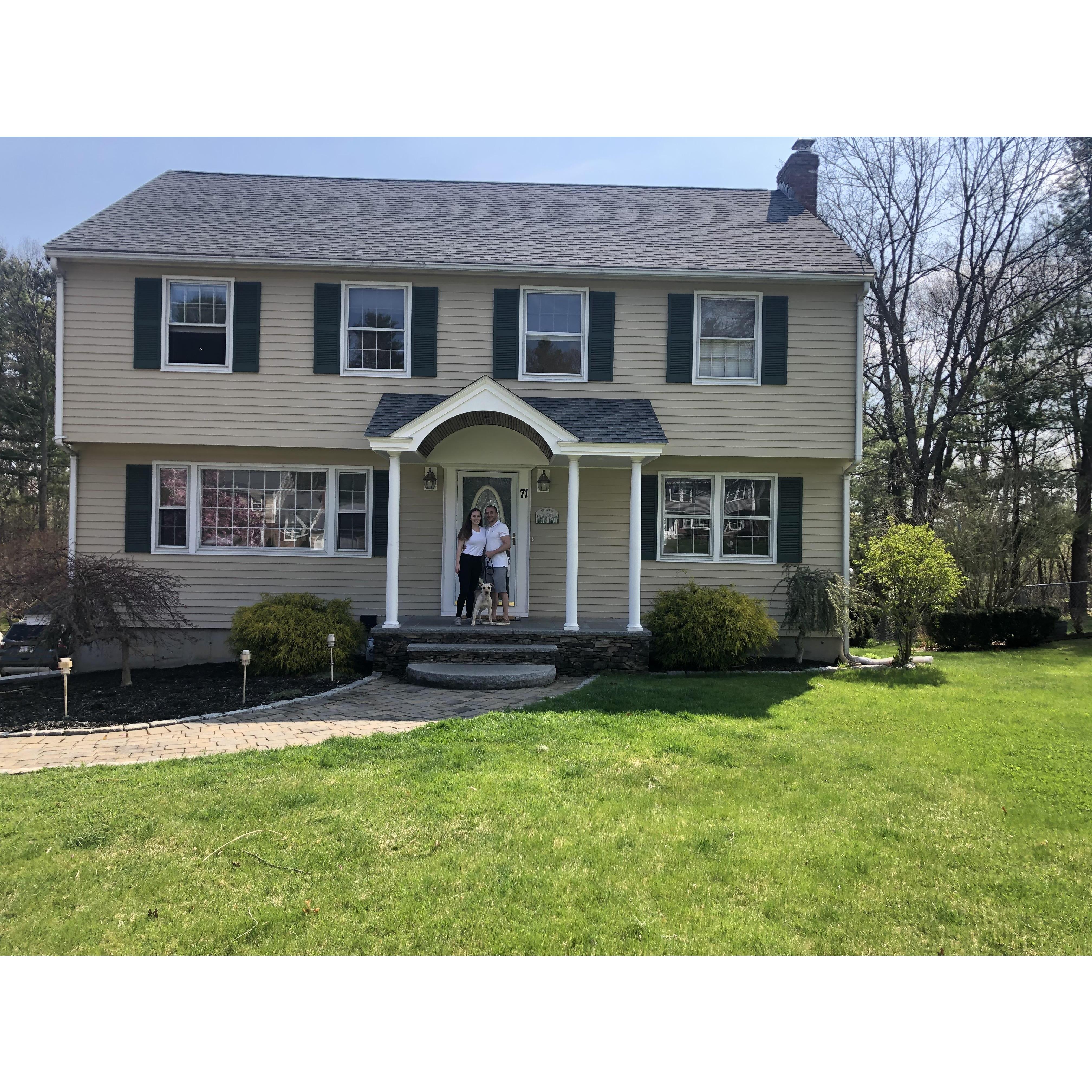 First day in our new house! May, 2020