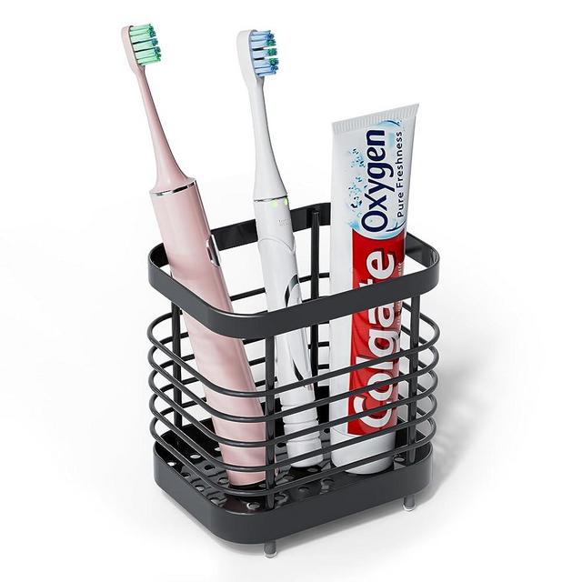 OXO Good Grips 4 Toothbrush And Toothpaste Organizer Non Slip Weighted Base