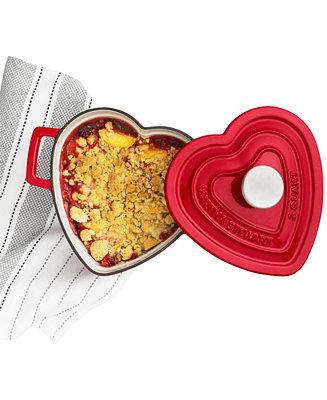 Enameled Cast Iron 2-Qt. Heart-Shaped Casserole, Created for Macy's