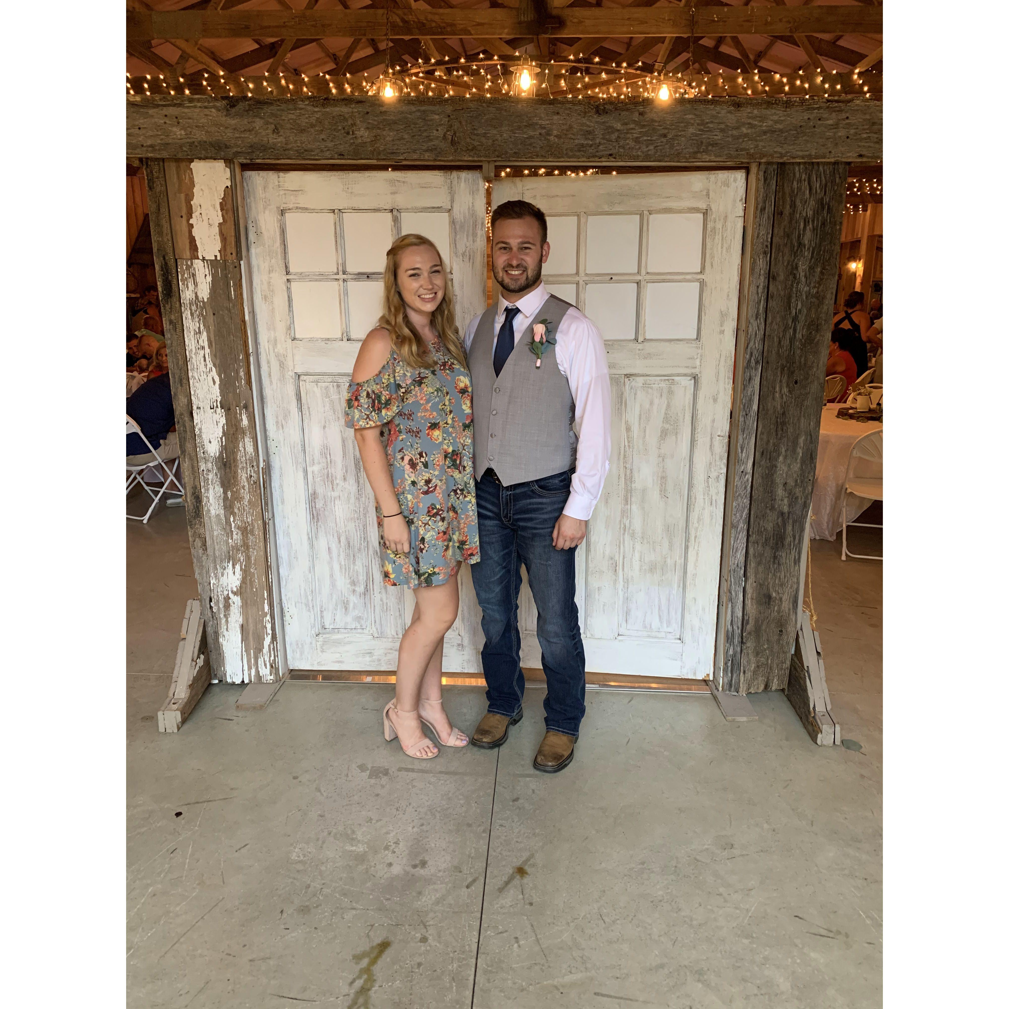 Tyler and Michaela's wedding, August 2020 