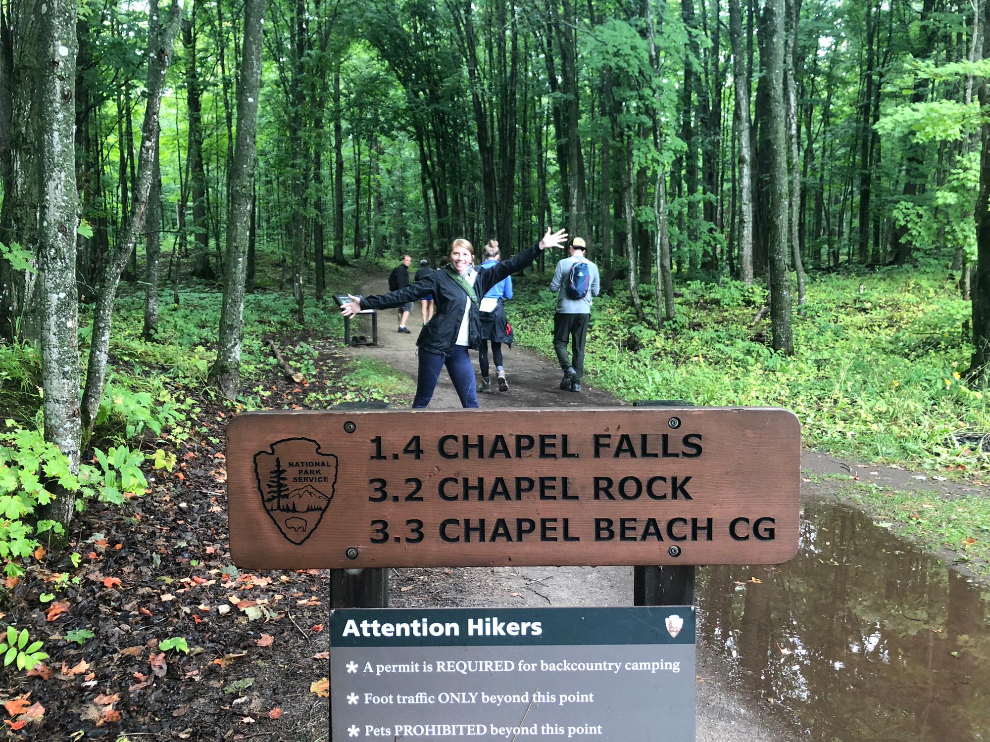 Chapel Falls - Pictures Rocks National Lakeshore