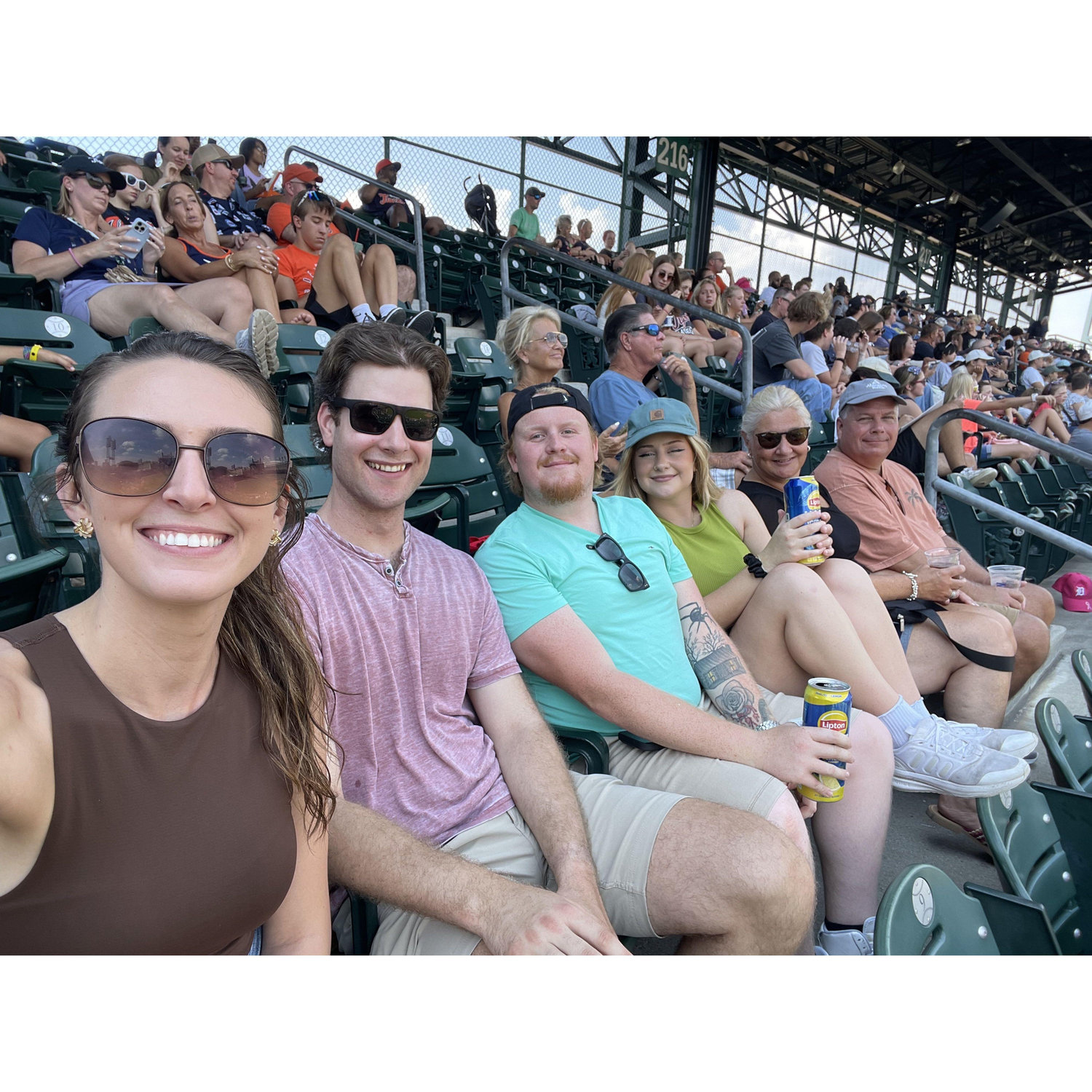And brought the whole family out for some Detroit Sports