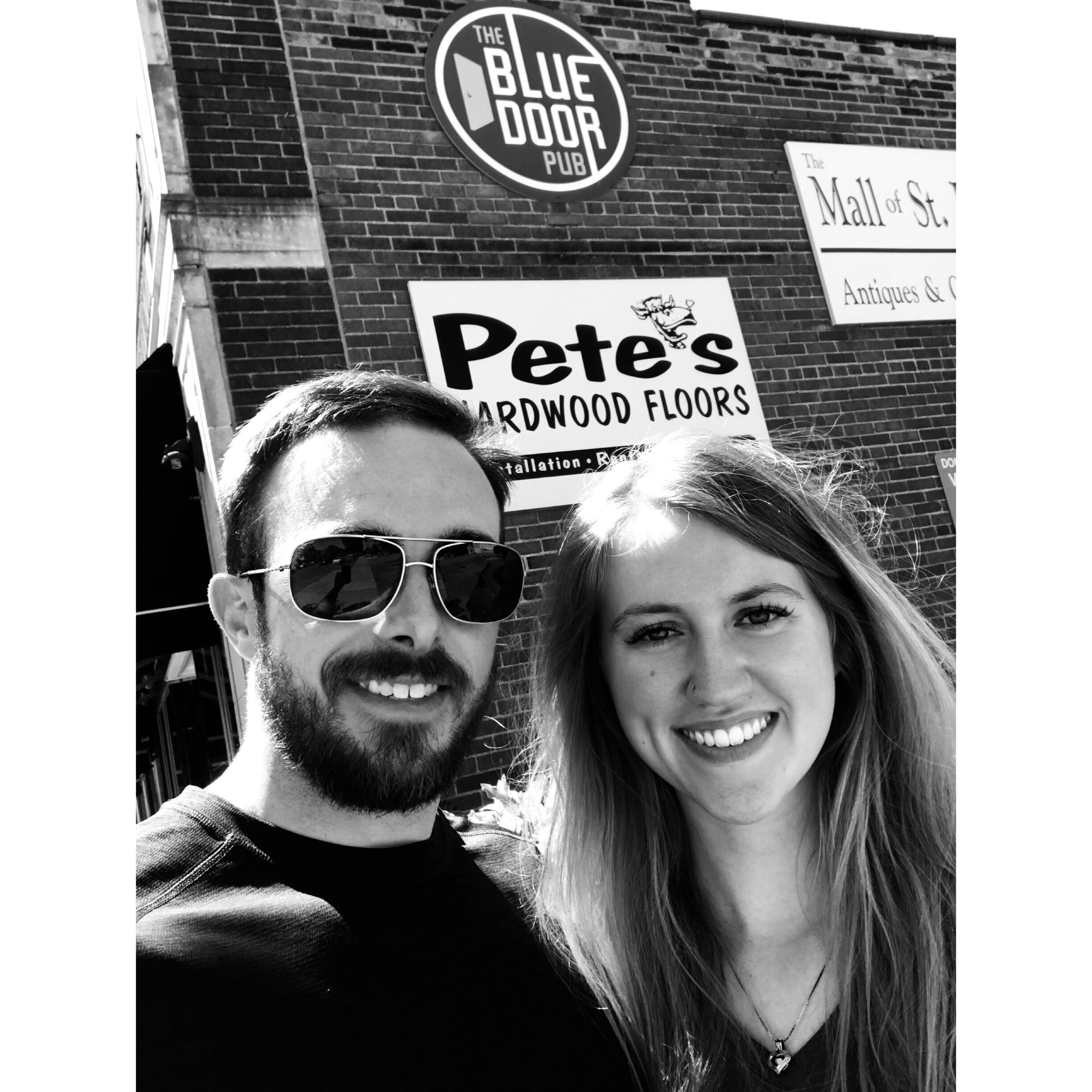 Where we had our first date, though this picture was taken much later