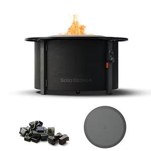 Infinity Flame Propane Fire Pit + Surround Surface