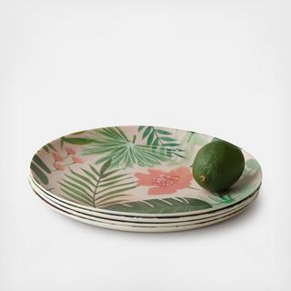 Tropical Paradise Salad Plate, Set of 4