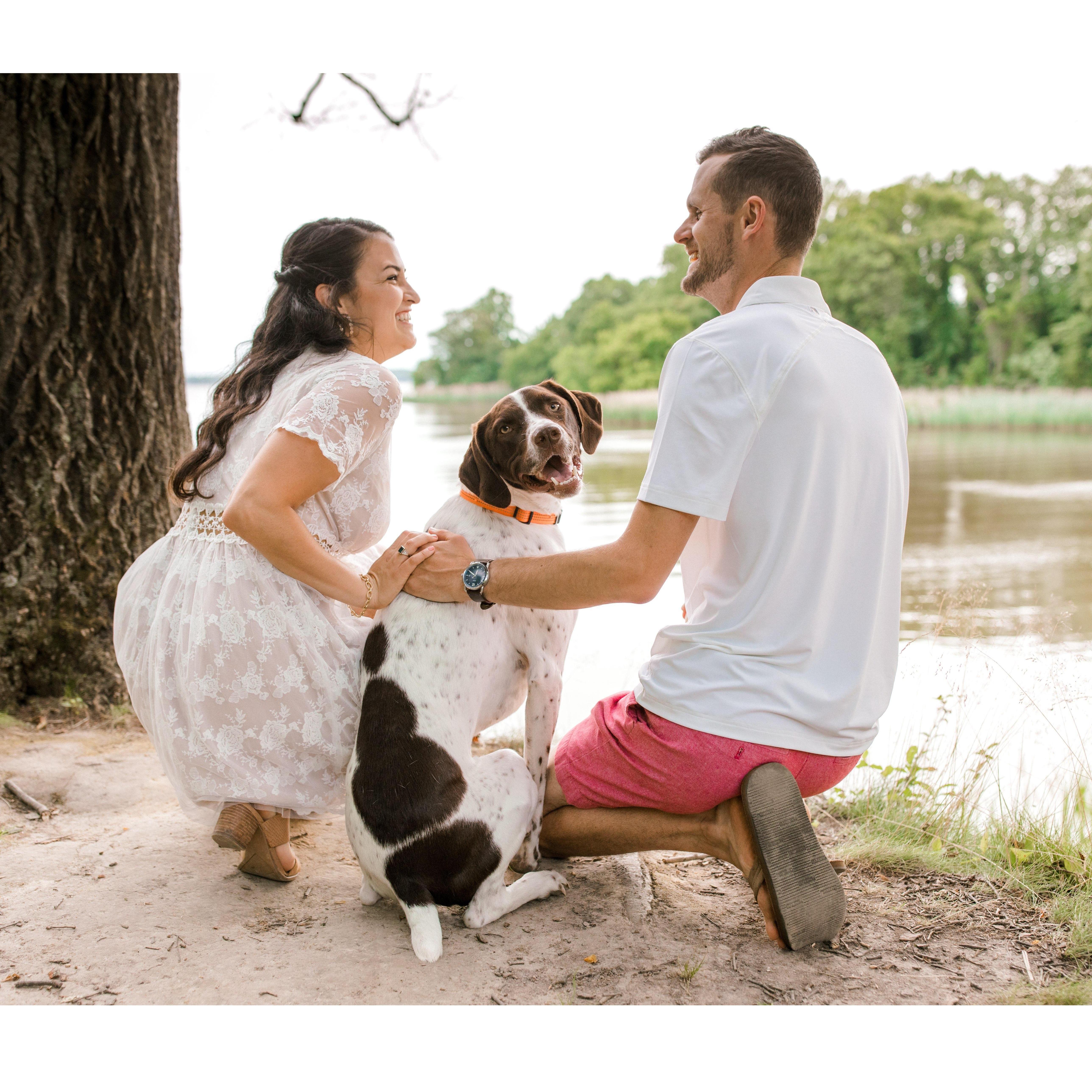 This is the exact spot that we got engaged!