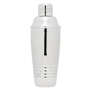 Top Shelf Silver Stainless Steel Double Wall Cocktail Shaker
