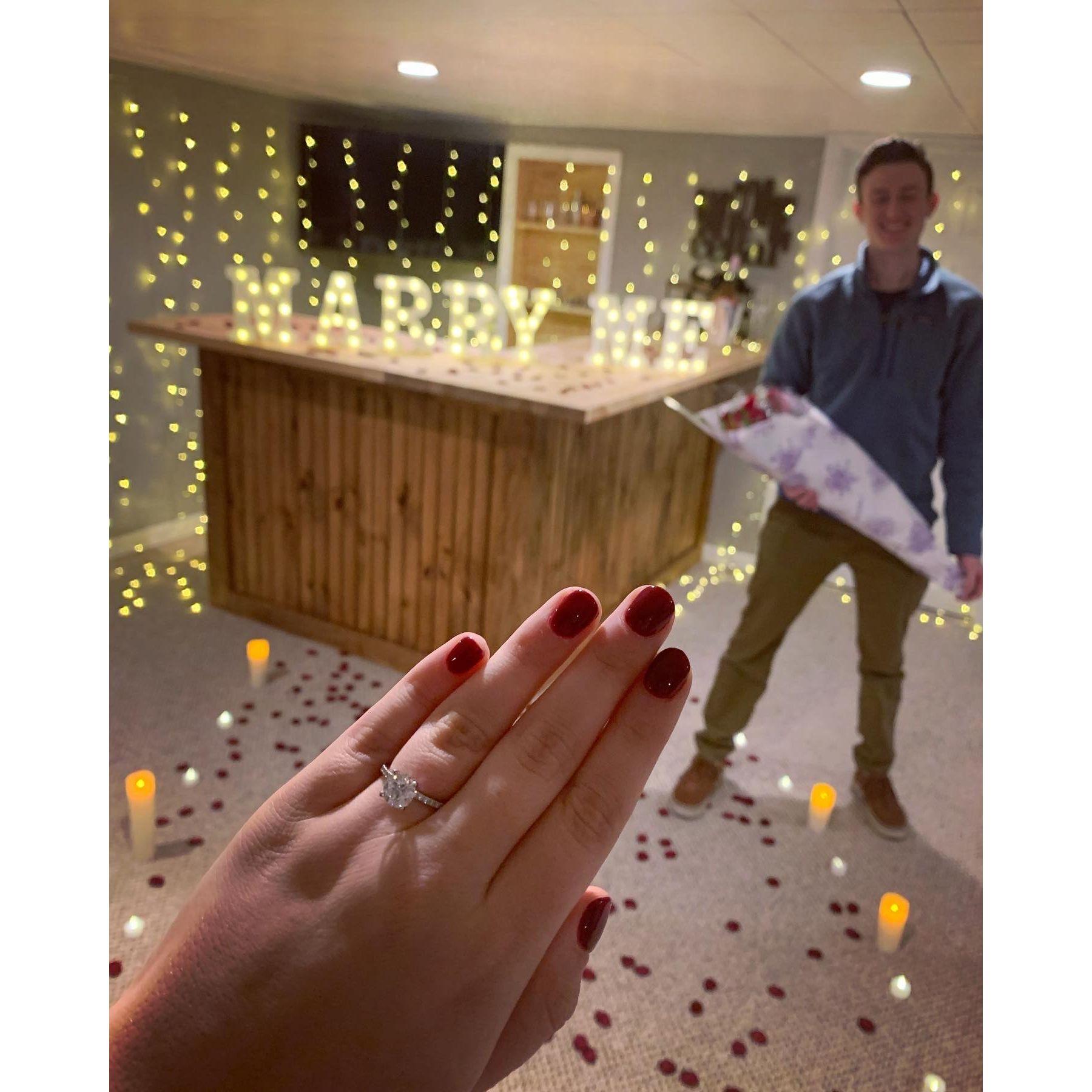 Colin popped the question on February 5th 2023!