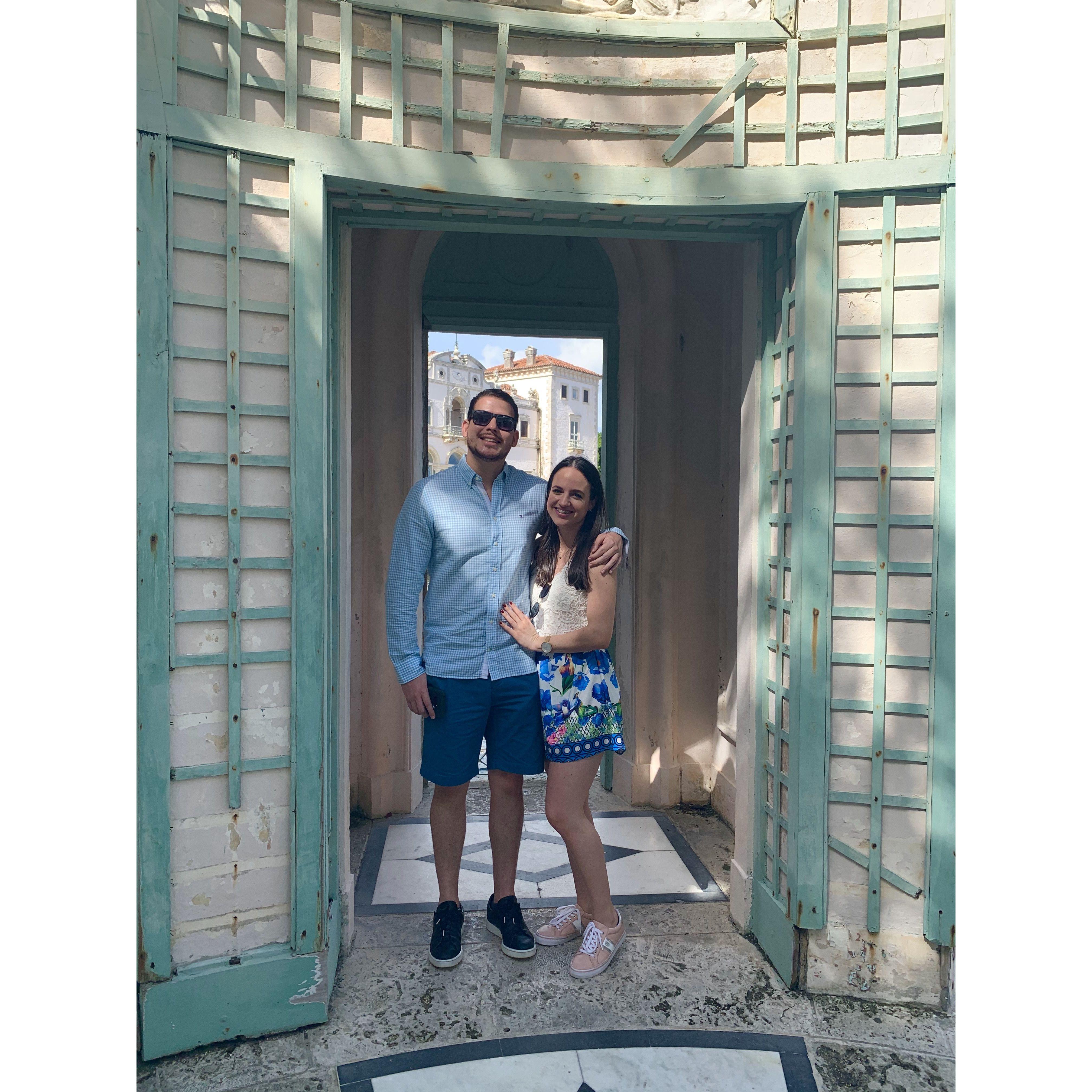 Primera escapada juntos, conociendo nuevos lugares, Museo y Jardín Vizcaya