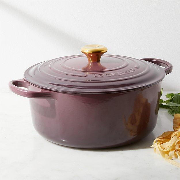 Le Creuset Fig Signature 7.25-Qt. Dutch Oven