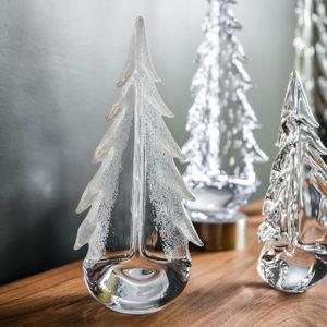 Simon Pearce Snowy Evergreen 16"