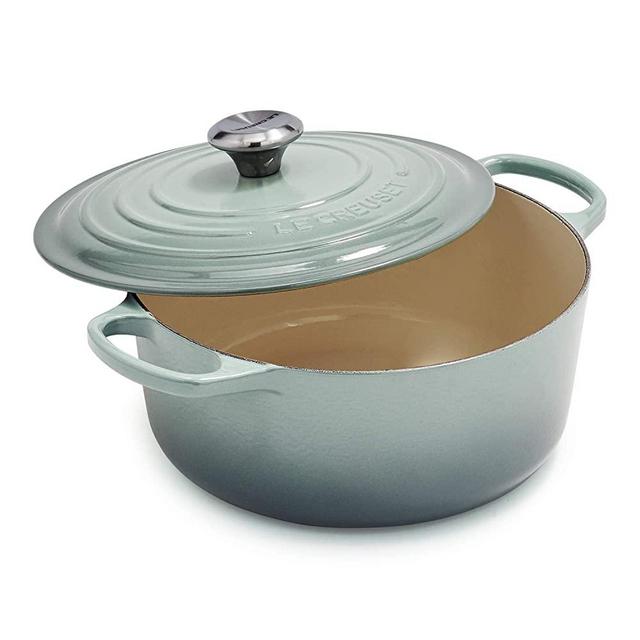 Lodge EC3CC33 3.6 Qt. Caribbean Blue Enameled Cast Iron Casserole