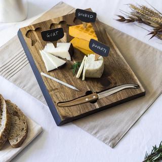 Delio Cutting Board & Cheese Tool Set