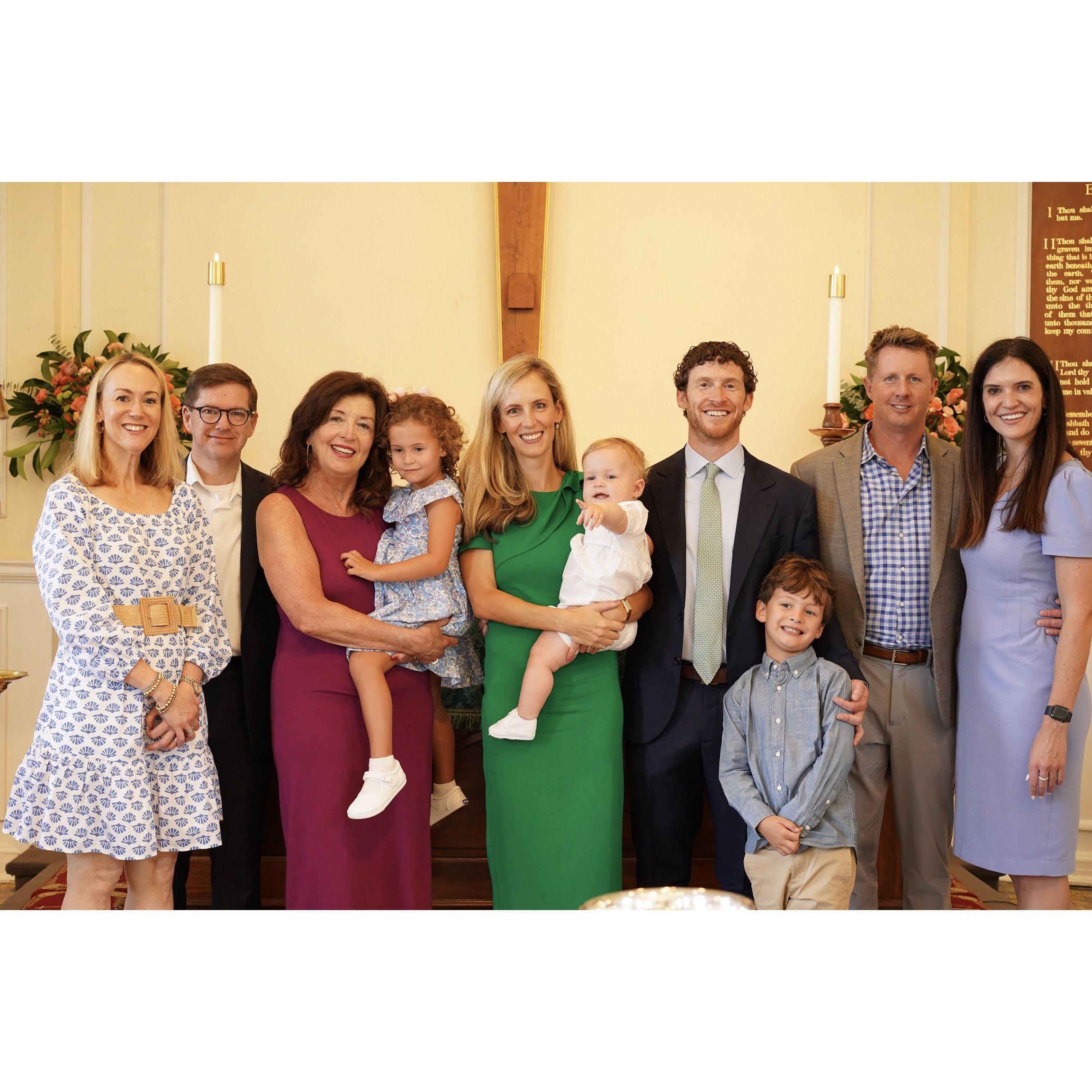 First trip to DC together for Henry’s baptism. Aug’23