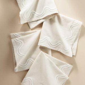 Madeline Embroidered Napkins, Set of 4