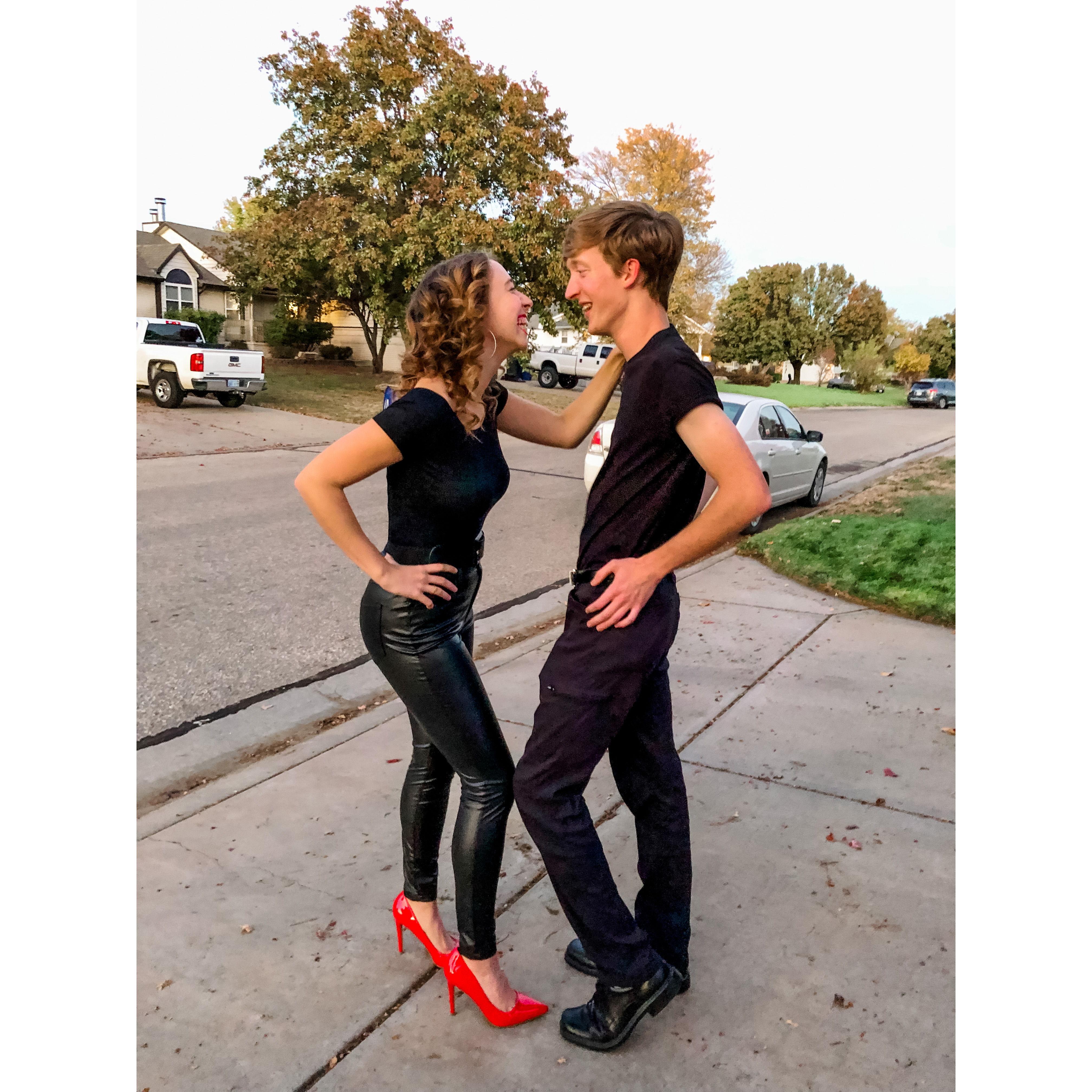 Sandy and Danny from Grease!