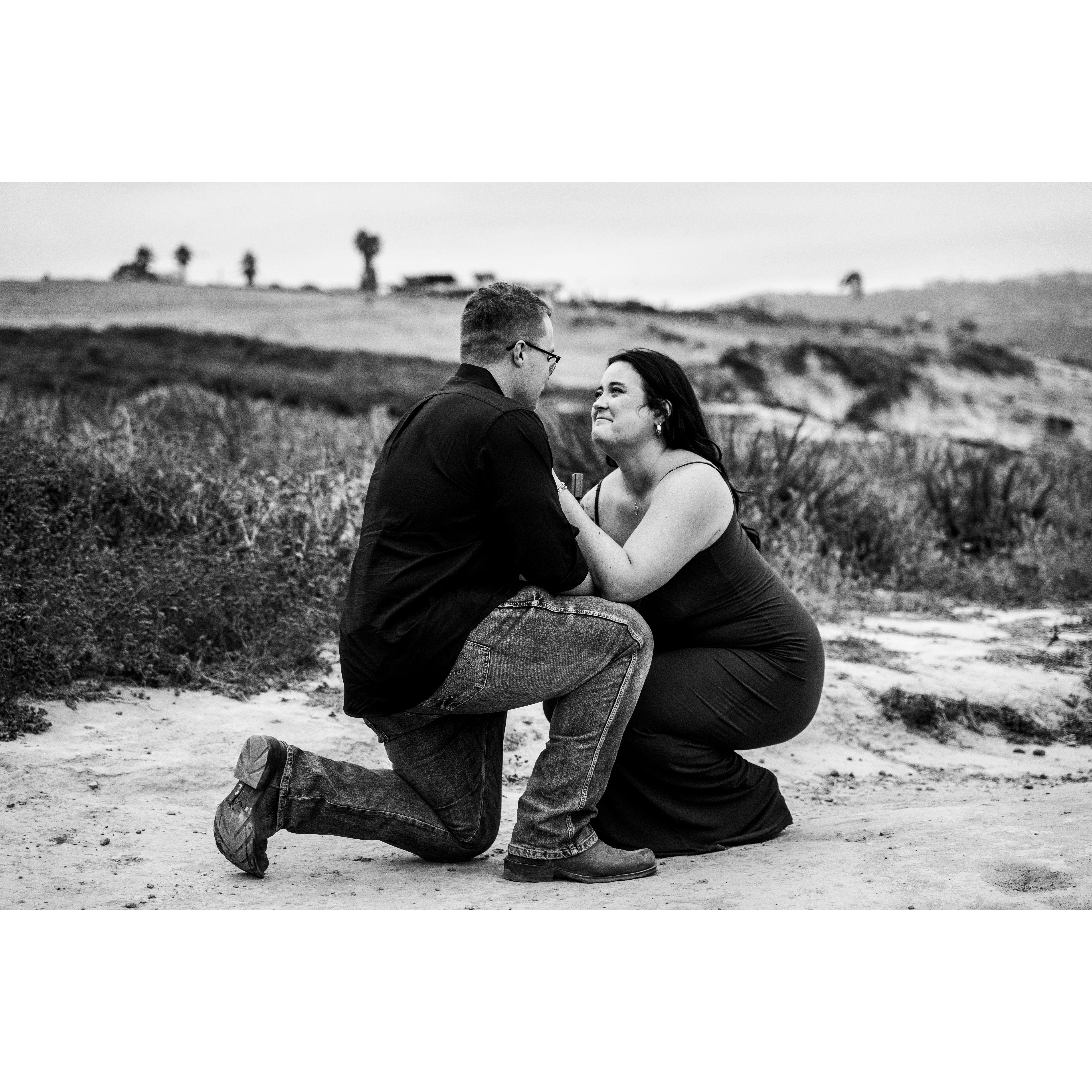 The moment J asked me to marry him