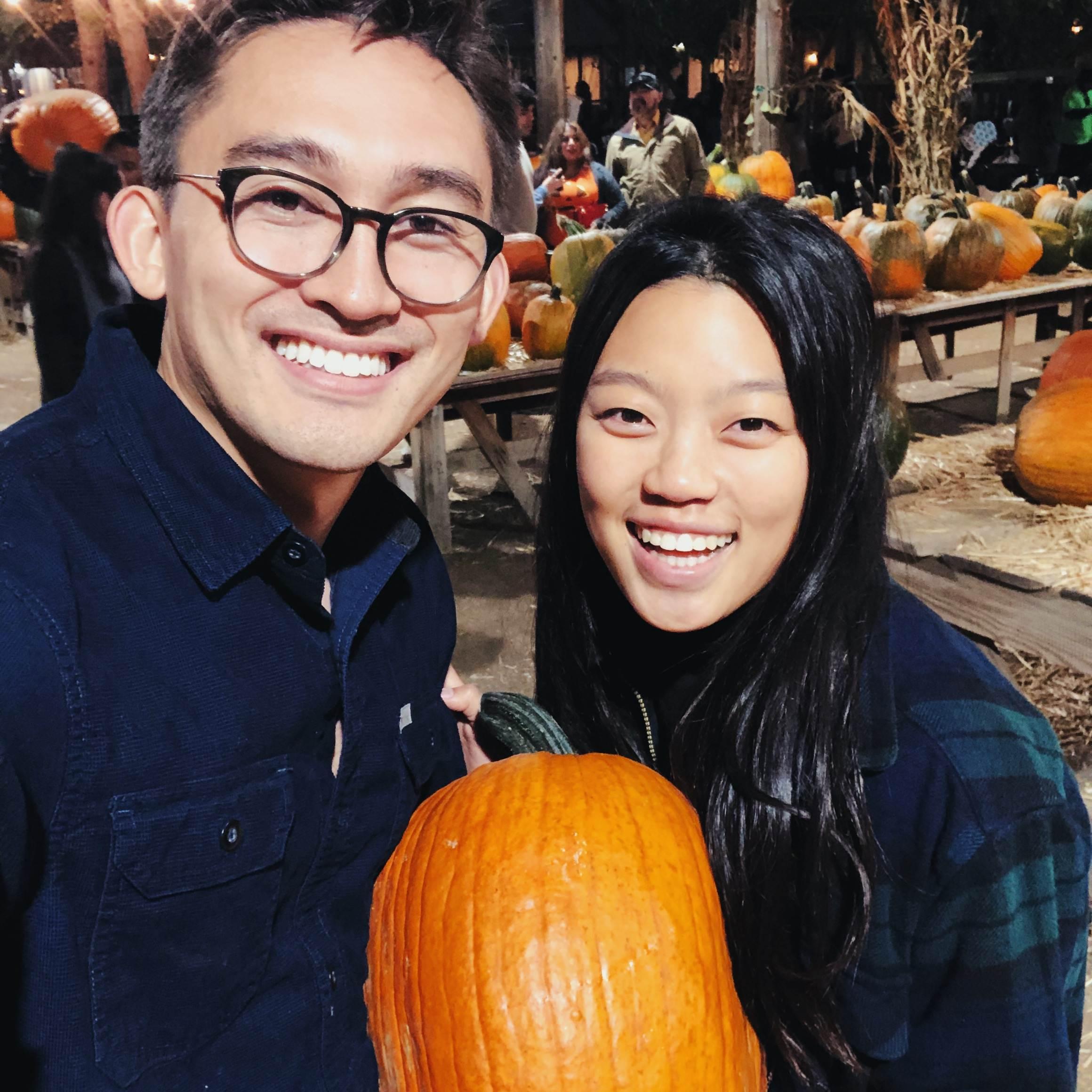 We named our pumpkin "pumpy"