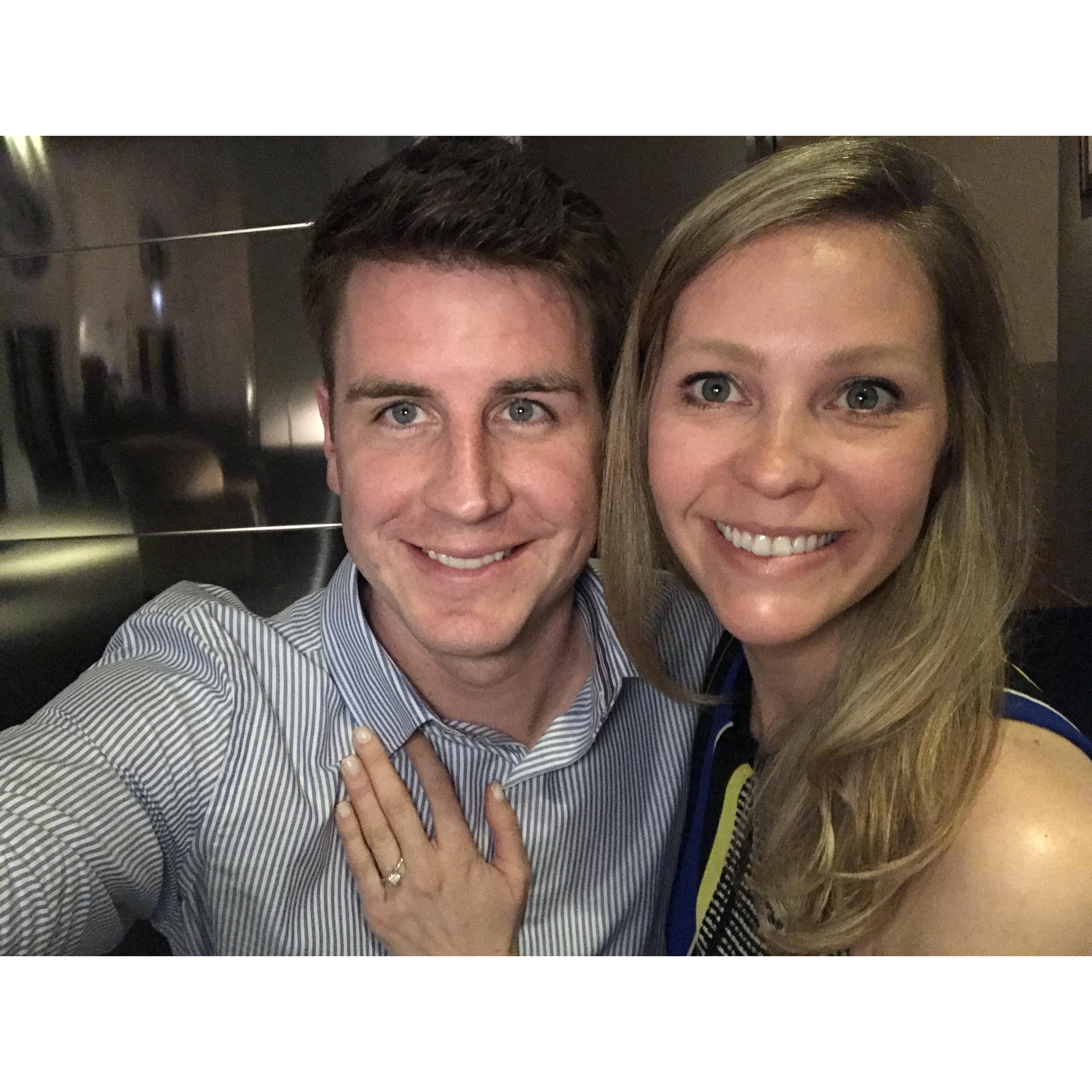 Engaged in Barcelona 4.2.17