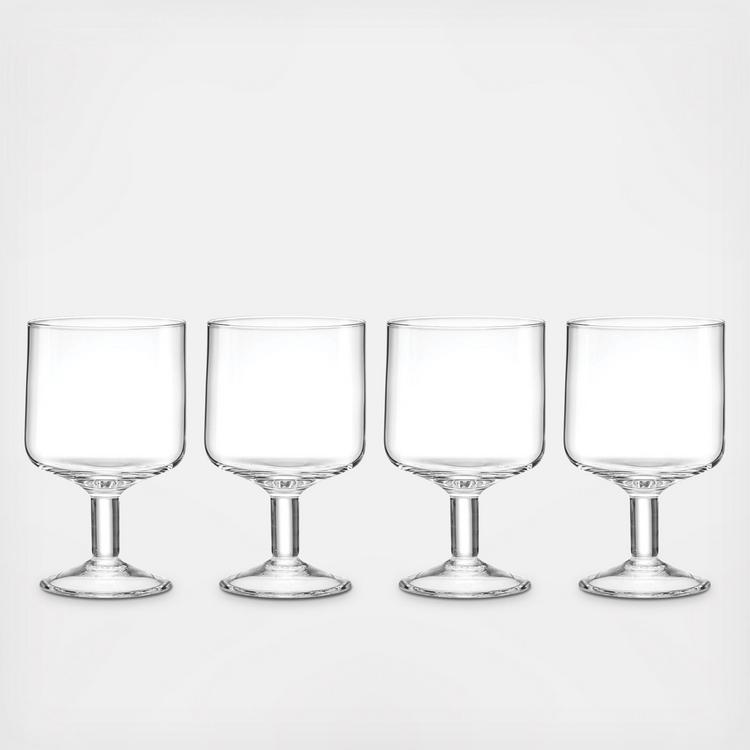 Lenox Tuscany Classics 4-Piece Stemless Red Wine Glass Set