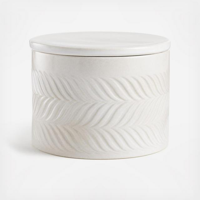 Fern Ceramic Canister