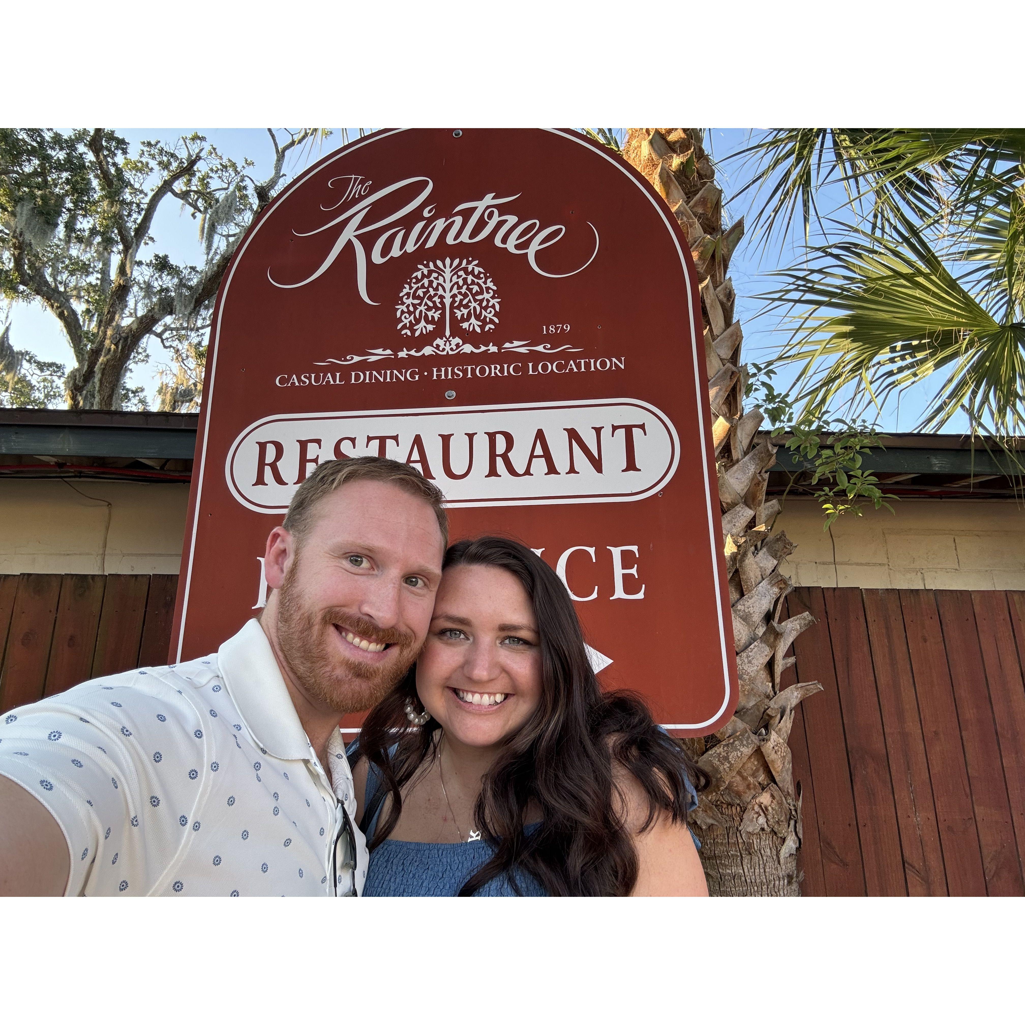 Celebrating our 1st anniversary in St. Augustine!