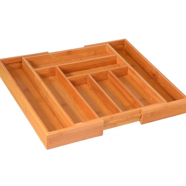 Home-it Expandable Cutlery Drawer Organizer, utensil organizer Flatware Drawer Dividers, Kitchen Drawer Organizer Nice Cutlery Holder