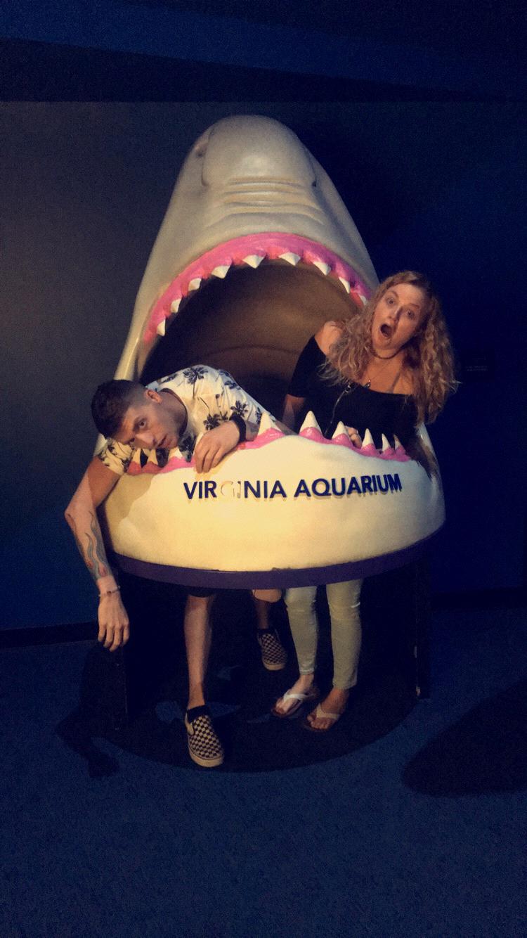 "There's no one else I'd rather be gobbled up by a shark with."