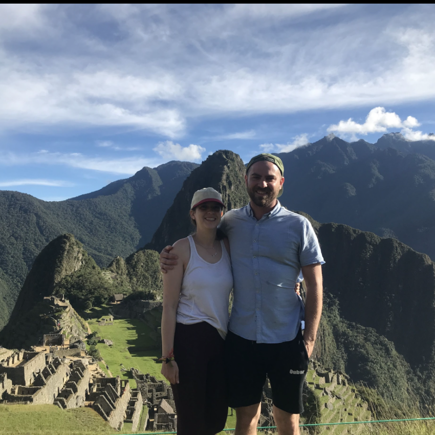 At Machu Picchu after a 5 day trek through the mountains
