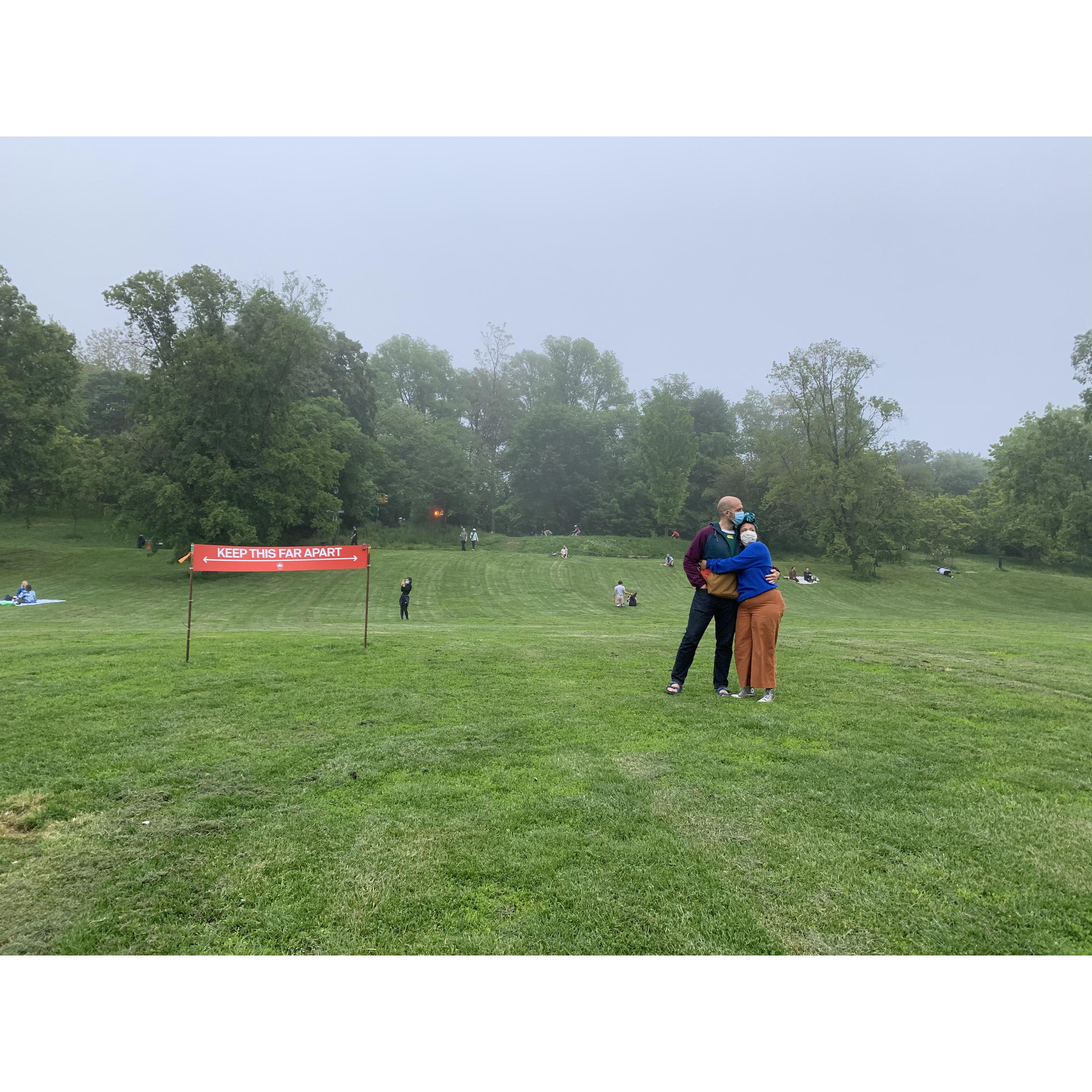 Prospect Park, spring 2020